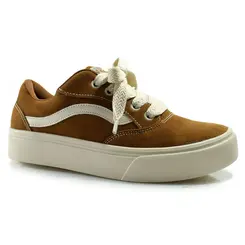 Tênis Casual Feminino Quiz Marrom 69-1884-55