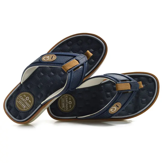 Chinelo Masculino Cartago Lyon IV Azul 12531