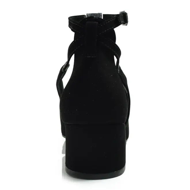 Scarpin de Salto Bloco Cazzualen Preto 53090