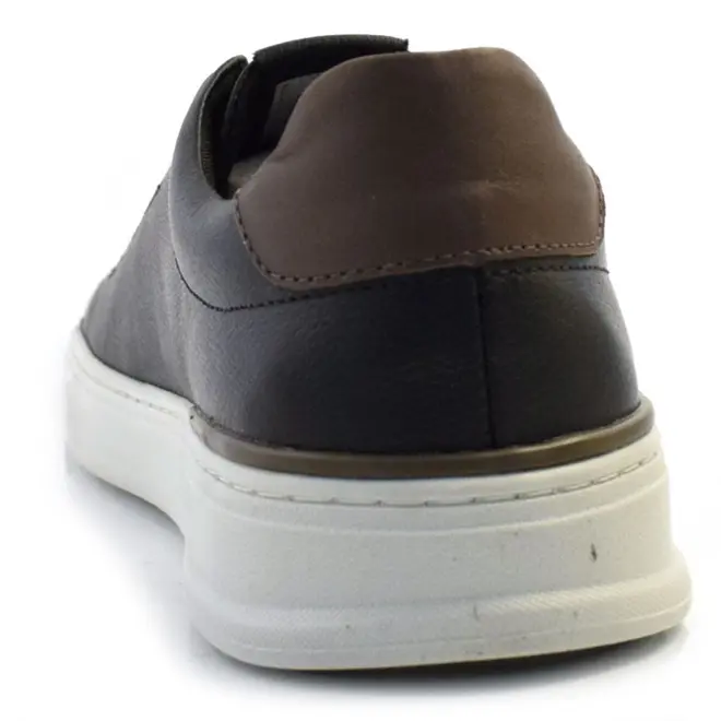 Sapatênis de Couro Masculino Ferracini Gold Preto 2075