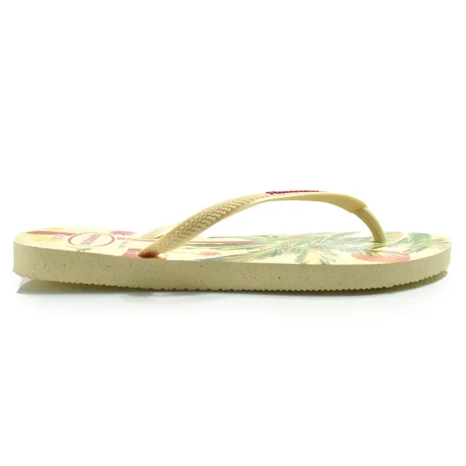 Chinelo Feminino Havaianas Slim Summer Bliss Amarelo 4149813