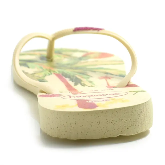 Chinelo Feminino Havaianas Slim Summer Bliss Amarelo 4149813