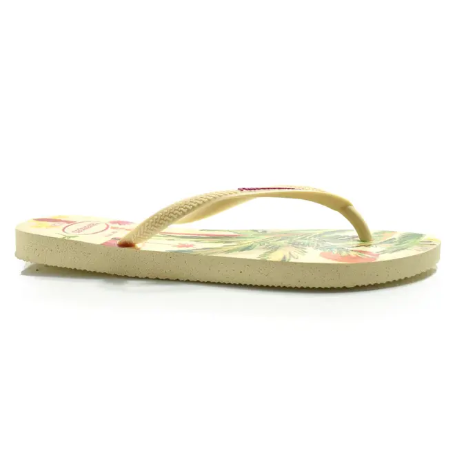 Chinelo Feminino Havaianas Slim Summer Bliss Amarelo 4149813