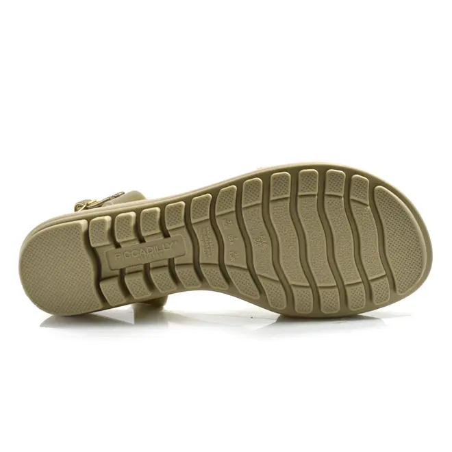Sandália Feminina Piccadilly Dourado 523008