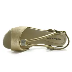 Sandália Feminina Piccadilly Dourado 523008