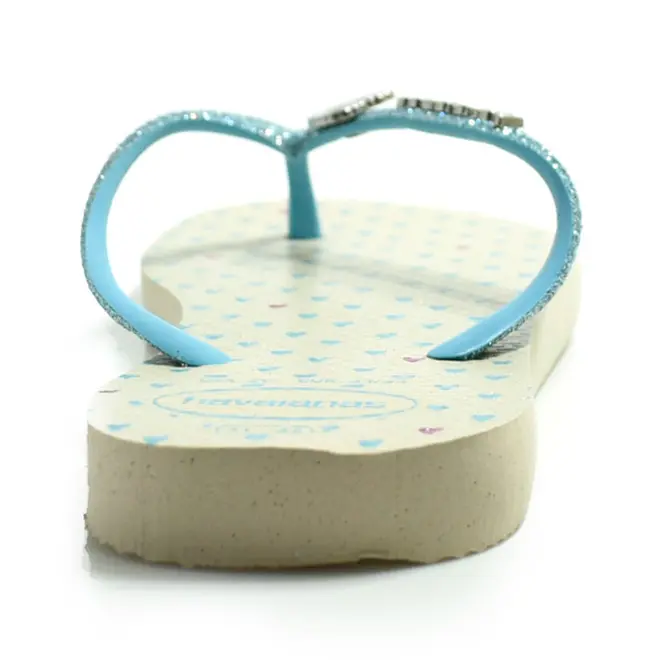 Chinelo Havaianas Infantil Slim Glitter Creme 4146976