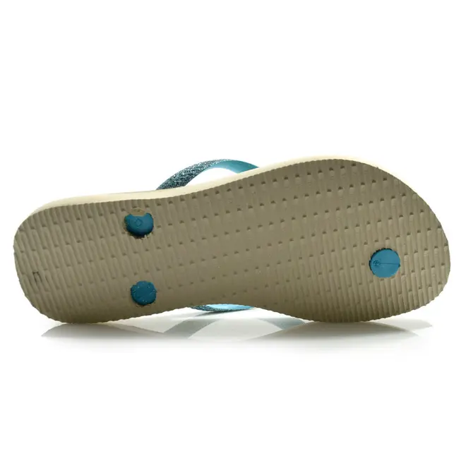 Chinelo Havaianas Infantil Slim Glitter Creme 4146976