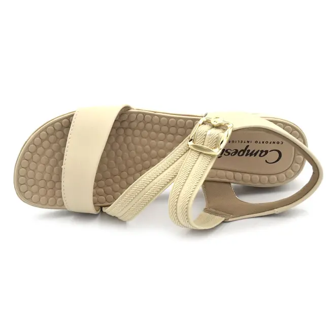 Papete Feminina Campesí Creme CE851