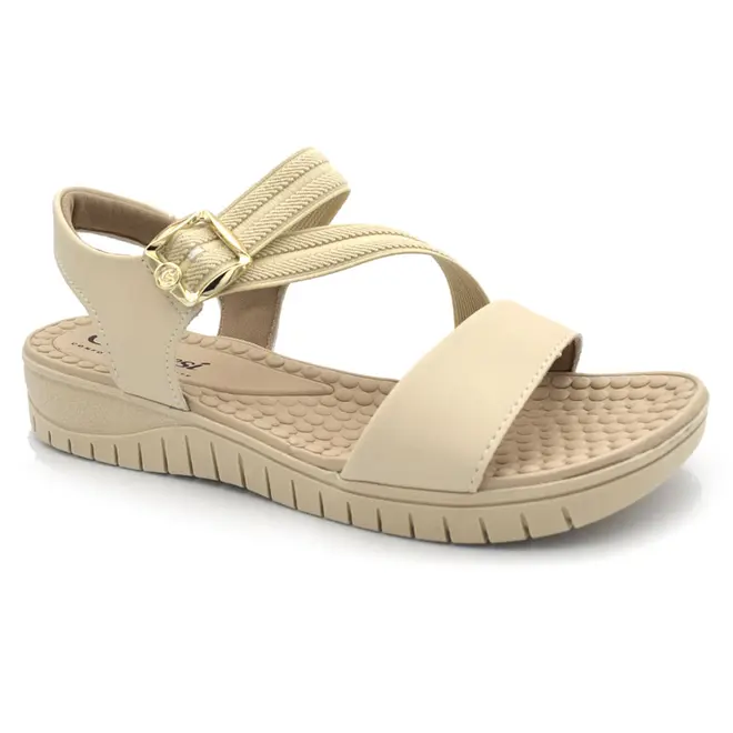 Papete Feminina Campesí Creme CE851