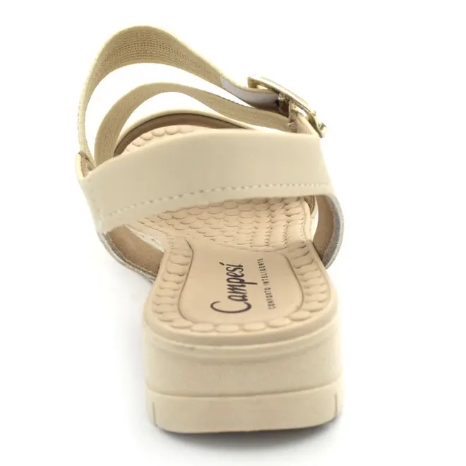 Papete Feminina Campesí Creme CE851