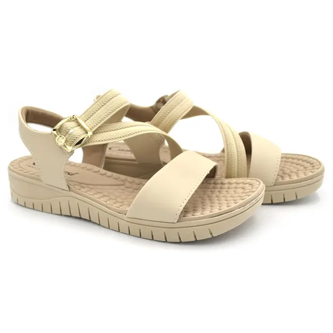 Papete Feminina Campesí Creme CE851