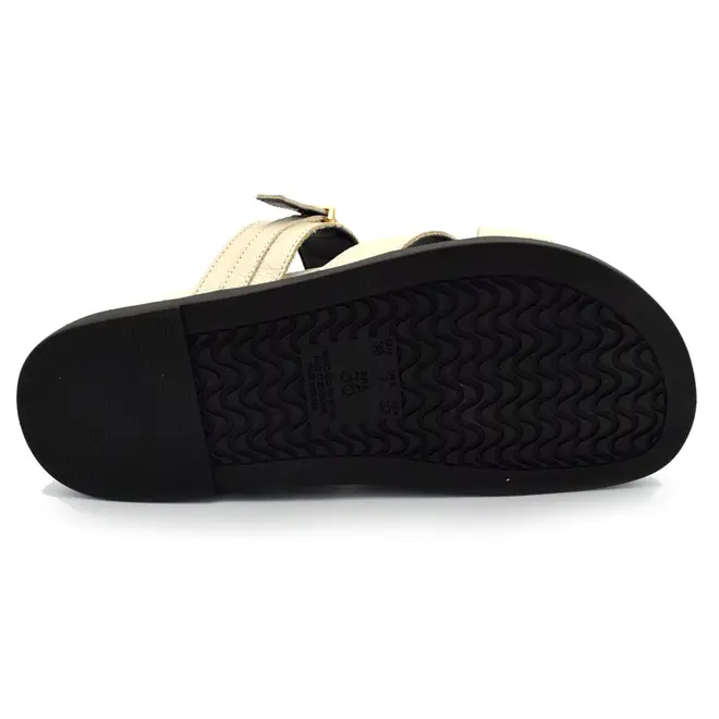 Papete de Couro Feminina Suzzara Off White 1039-2254
