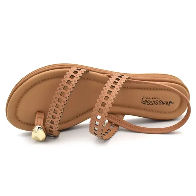 Papete Feminina Mississipi Marrom J2022