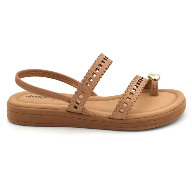 Papete Feminina Mississipi Marrom J2022