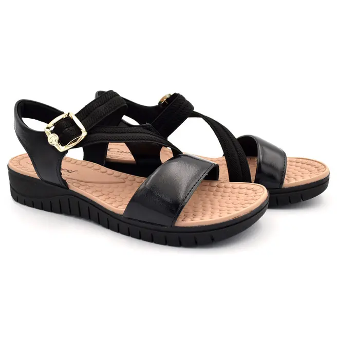 Papete Feminina Campesí Preto CE851