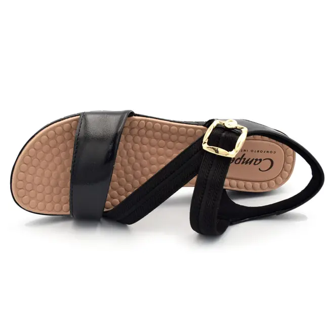 Papete Feminina Campesí Preto CE851