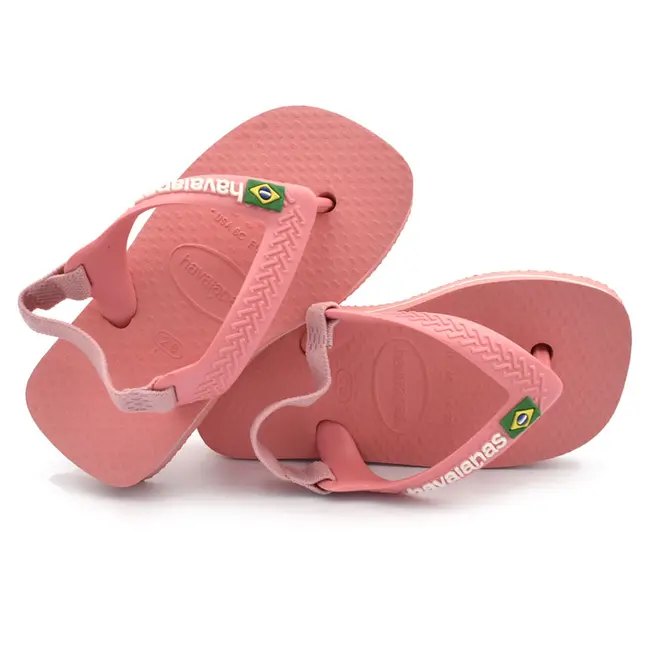 Chinelo Baby Havaianas Brasil Rosa 4140577