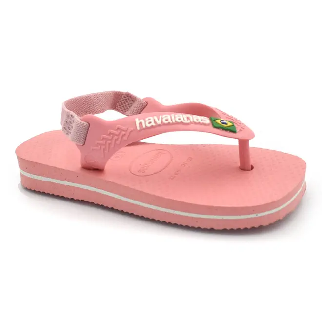 Chinelo Baby Havaianas Brasil Rosa 4140577