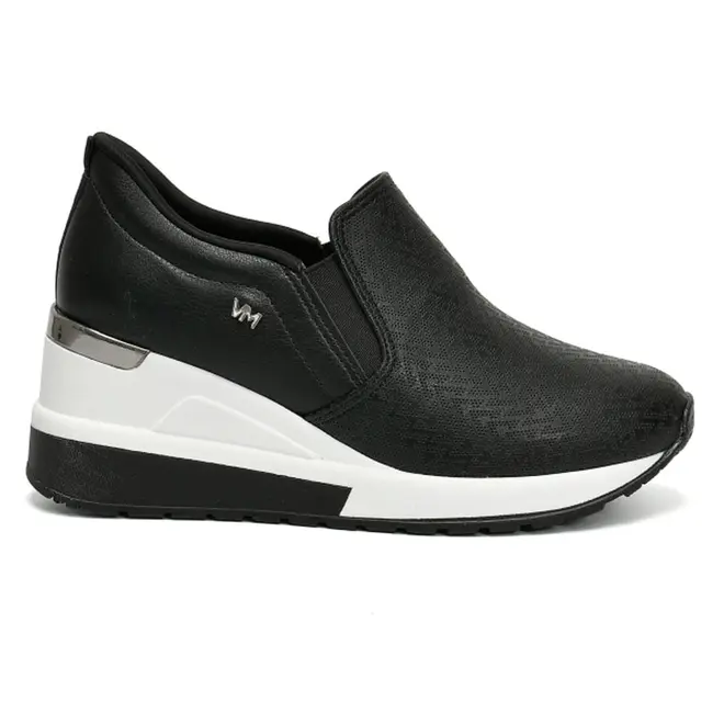Tênis Anabela Feminino Via Marte Preto 046-002-01