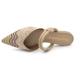 Sapatilha Slingback Feminina Suzzara Bege 373359