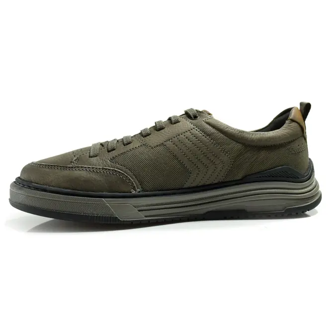 Sapatênis de Couro Masculino Democrata Dylan Marrom 640101