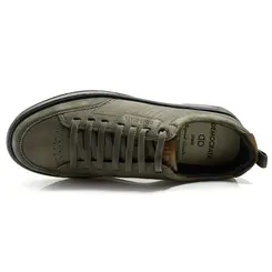Sapatênis de Couro Masculino Democrata Dylan Marrom 640101