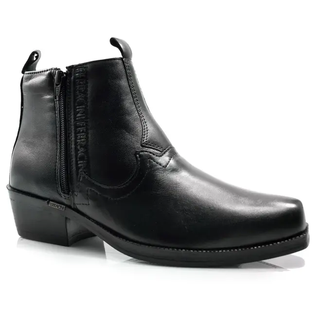 Bota Masculina Ferracini de Couro New Country Preto 8907