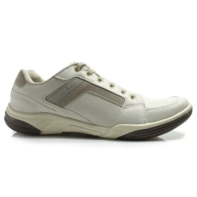 Sapatênis Masculino Confort Way Off White 602502