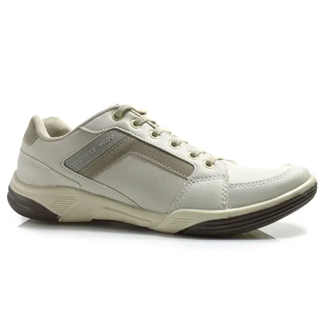 Sapatênis Masculino Confort Way Off White 602502