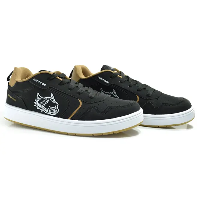 Tênis Masculino Street Style Red Nose Preto RNVM302