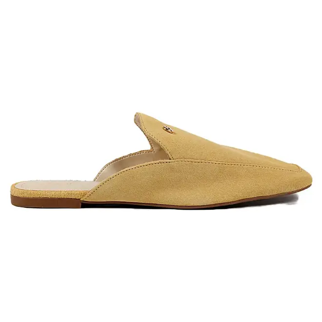 Tamanco Mule Itapuã Couro Amarelo Feminino