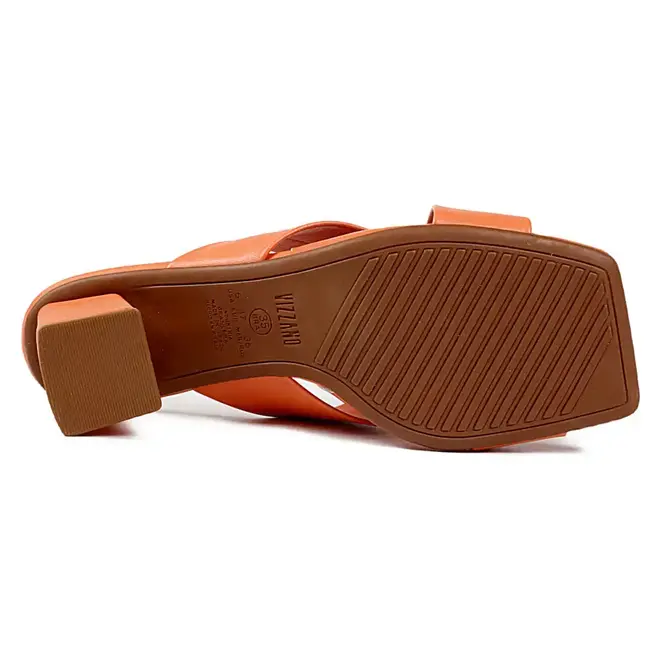 Tamanco Vizzano Tira Cruzada Coral Feminino