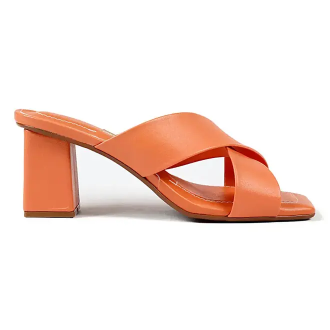 Tamanco Vizzano Tira Cruzada Coral Feminino