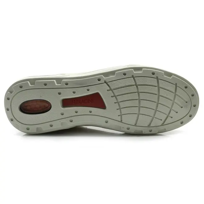 Sapatênis de Couro Masculino Ferracini Pulse Creme 2271