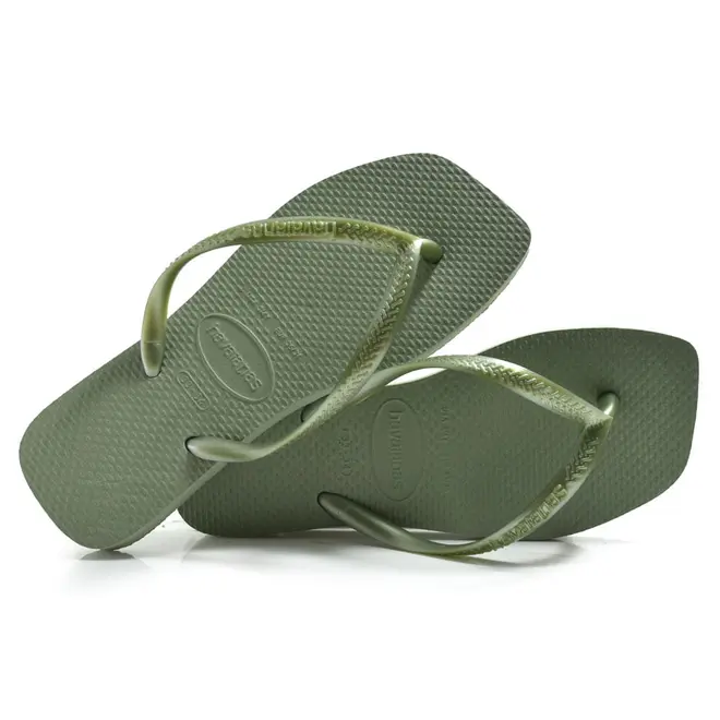 Chinelo Havainas Slim Square Verde 4148301