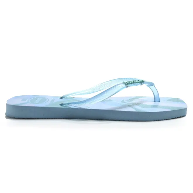 Chinelo Feminino Havaianas Slim Square Jelly Azul 4150245