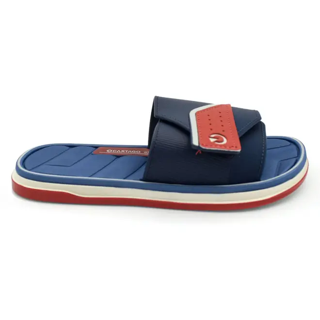 Chinelo Slide de Menino Cartago Malaga III do 29 ao 36 Azul 12686
