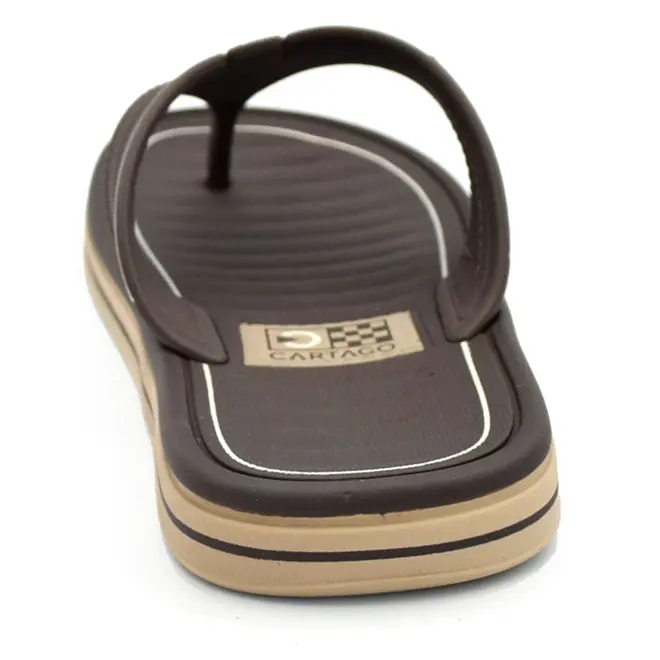 Chinelo de Menino Cartago Paris III do 29 ao 36 Marrom 12694