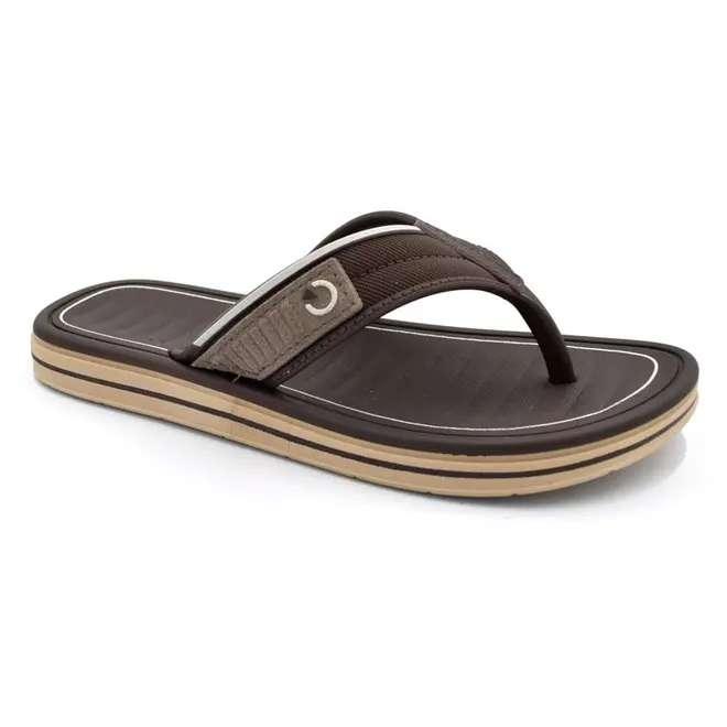 Chinelo de Menino Cartago Paris III do 29 ao 36 Marrom 12694