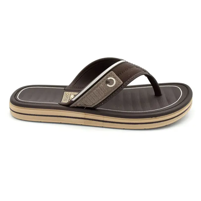 Chinelo de Menino Cartago Paris III do 29 ao 36 Marrom 12694