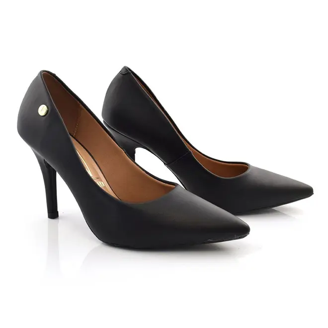 Scarpin de Salto Alto Vizzano Preto 11841101-7286