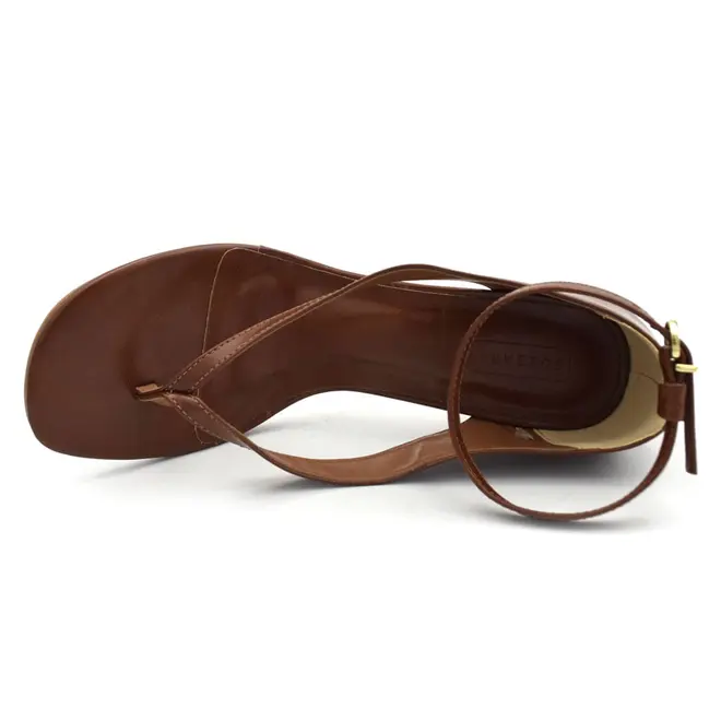 Sandália de Salto Fino Feminina Suzzara Marrom 4550-12222