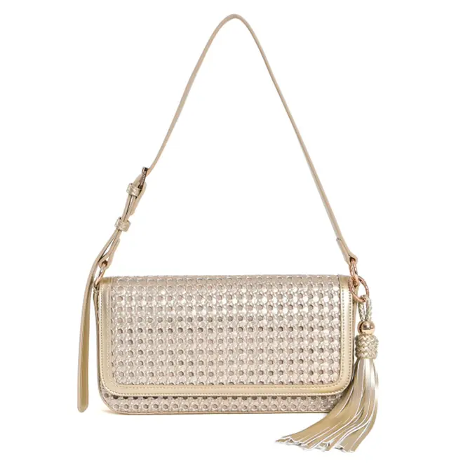 Shoulder Bag Feminina Via Marte Dourado B1-408-01