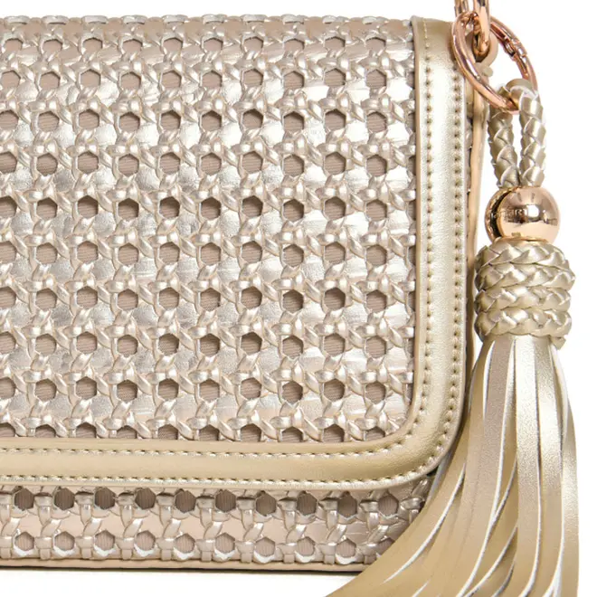 Shoulder Bag Feminina Via Marte Dourado B1-408-01