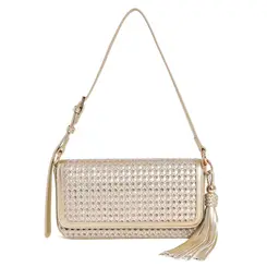 Shoulder Bag Feminina Via Marte Dourado B1-408-01