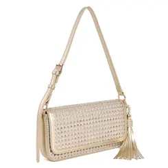 Shoulder Bag Feminina Via Marte Dourado B1-408-01