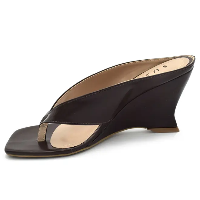 Tamanco Anabela Feminino Suzzara Marrom 3322-3343