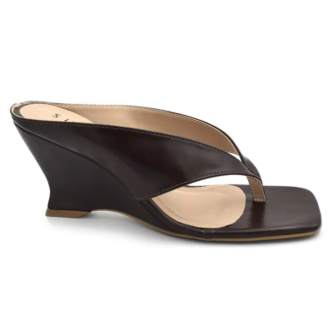 Tamanco Anabela Feminino Suzzara Marrom 3322-3343