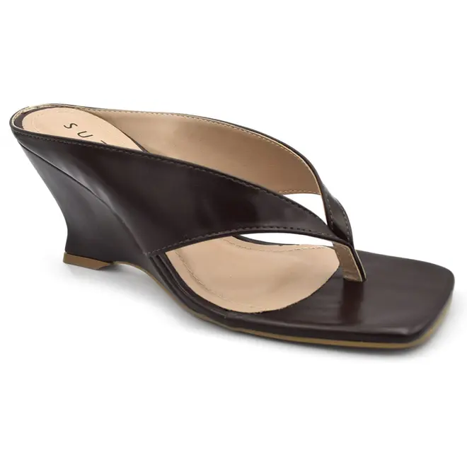 Tamanco Anabela Feminino Suzzara Marrom 3322-3343