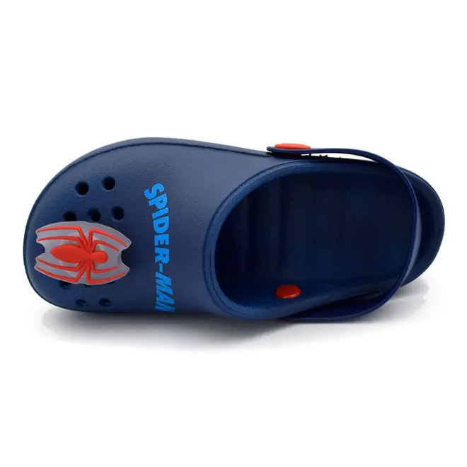 Babuche de Menino com LED Grendene Marvel Light Up Azul 23541